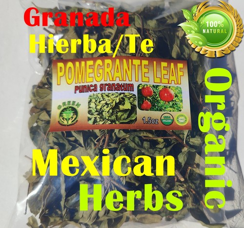 Granada hierbas hoja - granada, hierbas/hoja